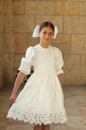 שמלת בל שמנת קצרה